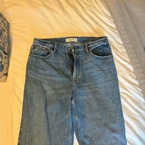 Abercrombie & Fitch Light Blue Denim Pants